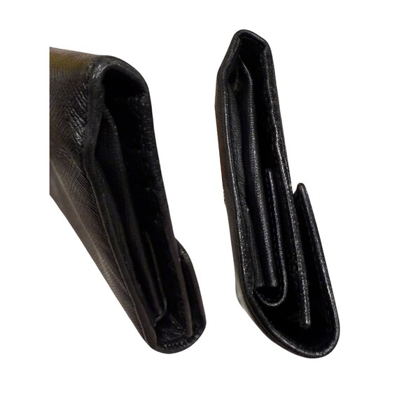 Prada Saffiano Leather Trifold Wallet Preloved - Picture 4 of 6